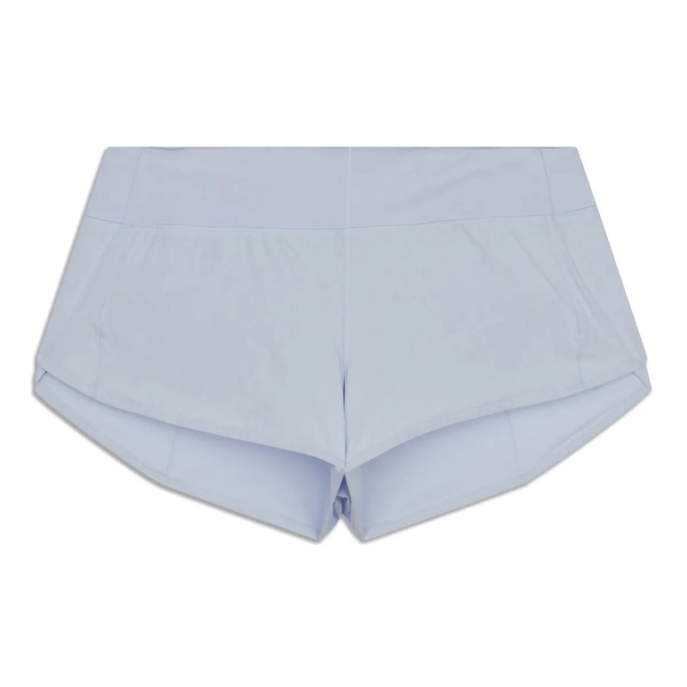 Light purple Lululemon speed up 2.5 inch size 4
